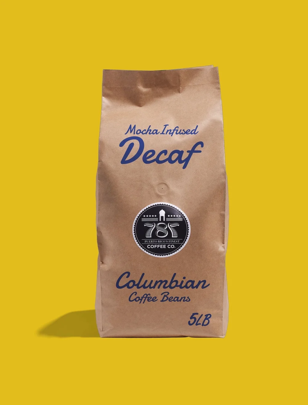 Best Mocha-Infused Decaf Coffee Beans 5lb Bag, Rich Dark Chocolate